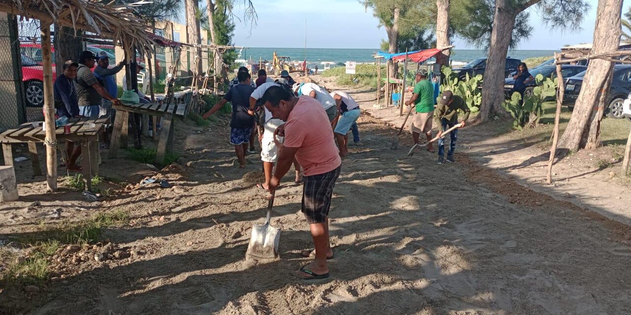 Tecolutla: Rehabilitación de los principales accesos a las playas