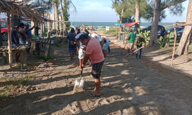 Tecolutla: Rehabilitación de los principales accesos a las playas