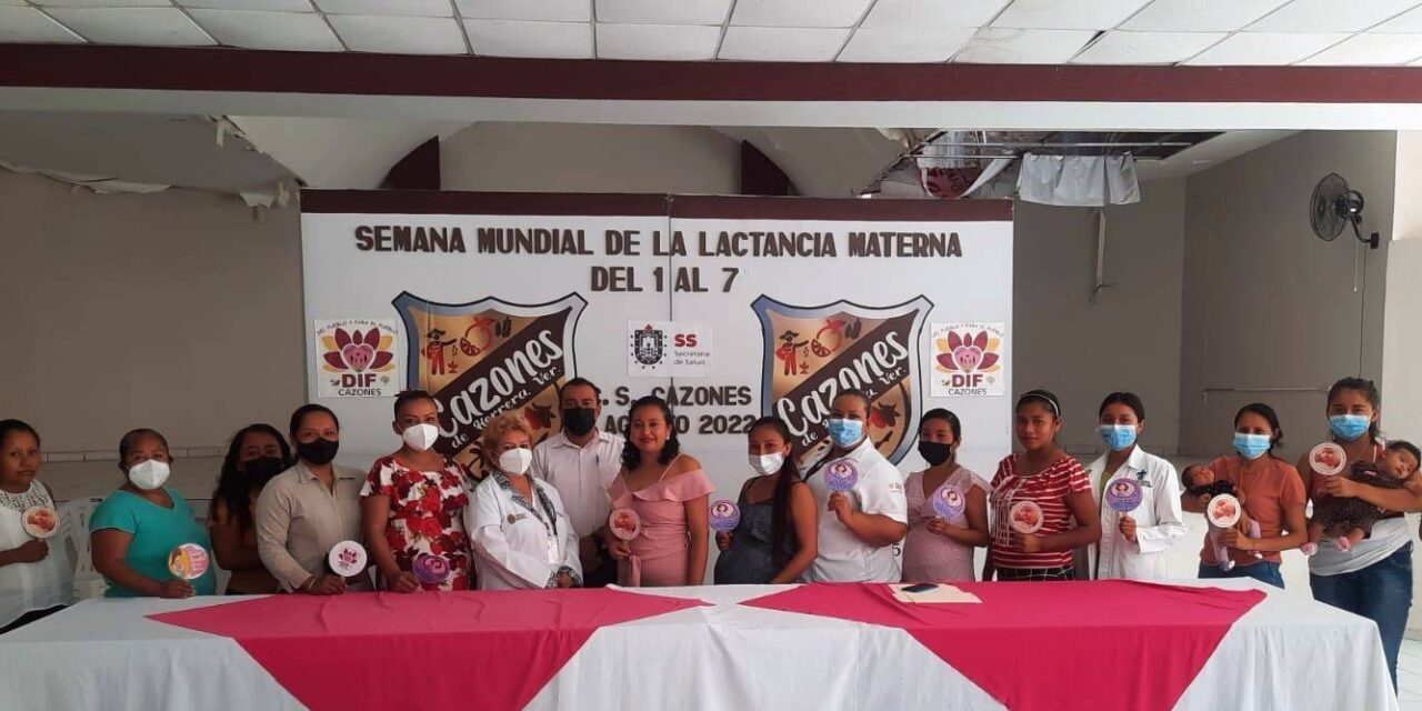 Cazones: Primera conferencia sobre la lactancia en los infantes
