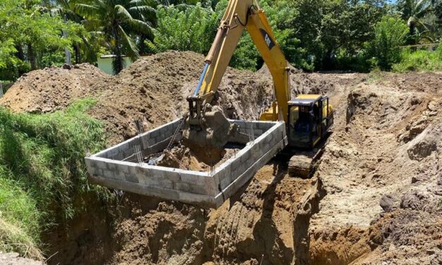 Ozuluama: Trabajos de construcción del pozo en San Luciano