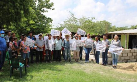 Ozuluama: Banderazo de inicio de obra del programa de cuartos dormitorios en diferentes comunidades