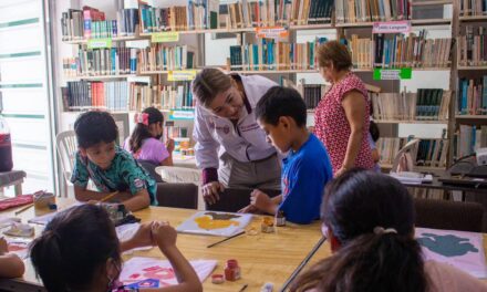 Álamo: Con el respaldo del gobierno municipal, se realiza el taller «Mis Vacaciones en la Biblioteca 2022»