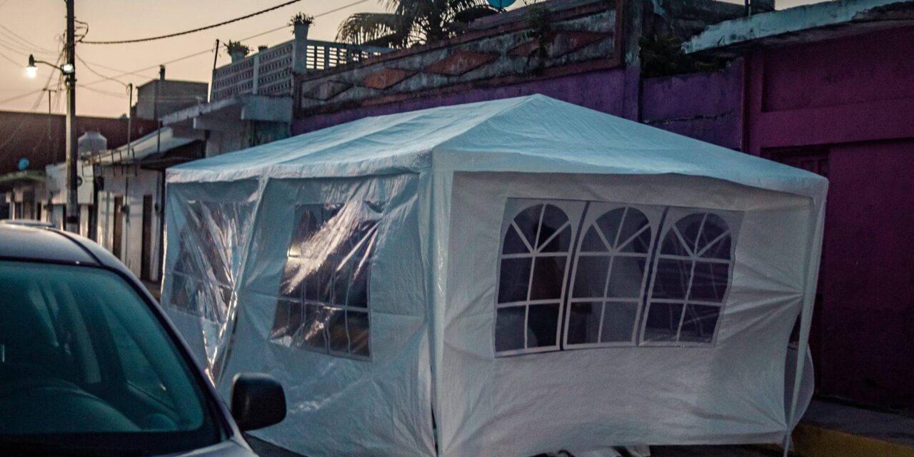 Tamiahua: Entrega de 6 carpas