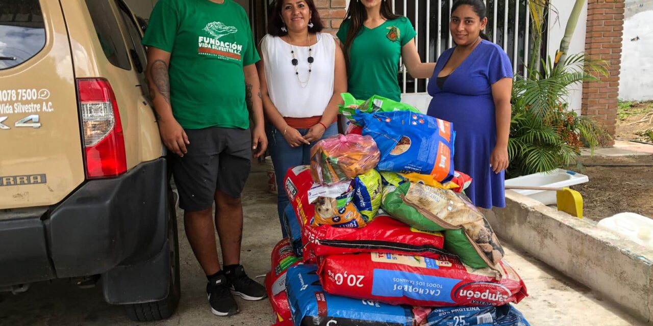Gutiérrez Zamora: Entrega de alimento recolectado en el Croquetón 2022