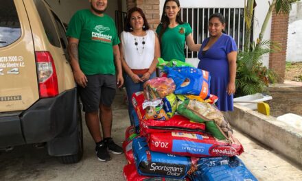 Gutiérrez Zamora: Entrega de alimento recolectado en el Croquetón 2022