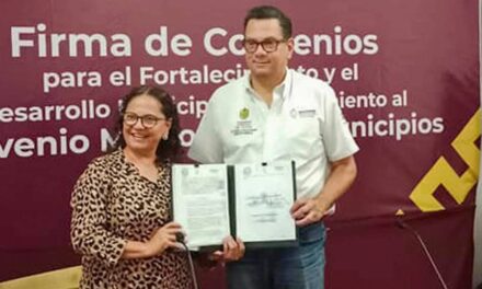 Tamalín: Firma de convenio de alcaldes para el fortalecimiento municipal: INVEDEM
