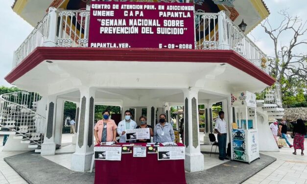 Papantla: Semana Nacional sobre Prevención del Suicidio 2022