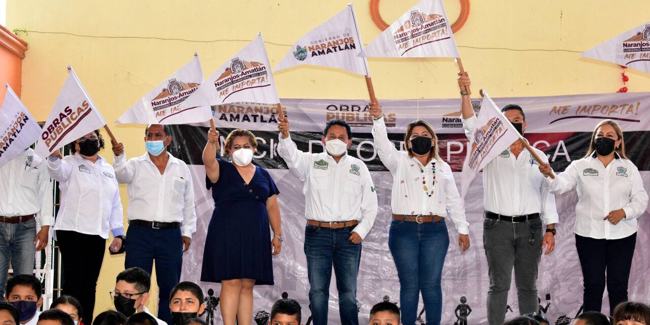 Naranjos: Alcalde pone en marcha rehabilitación de techado en la escuela primaria Justo Sierra