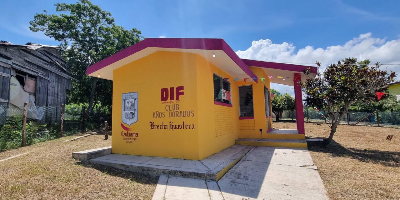 Ozuluama: Inauguración de la casa del adulto mayor en la comunidad de la Laja