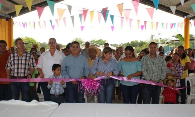 Ozuluama: Gran inauguración de la cancha y techumbre de usos múltiples en la comunidad de Alto de Pozo Viejo