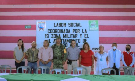 Cerro Azul: Labor social coordinada en colaboración de la 19 zona militar