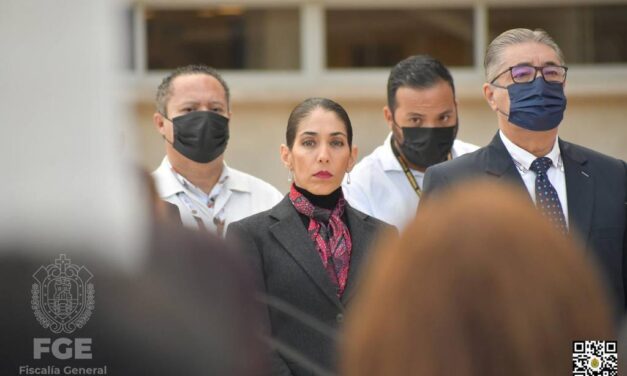 FGE encabezó ceremonia de honores a la bandera organizada por servidores públicos de la Fiscalía de Investigaciones Ministeriales
