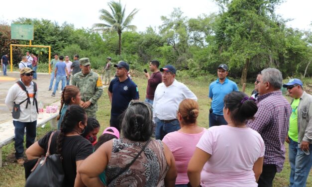 Tuxpan: “Tequio por Mi Escuela” llegó a 3 planteles educativos y al cuartel de Guardia Nacional