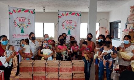 El DIF de Citlaltépetl entregó Apoyos Alimentarios denominado los primeros 1000 días de vida