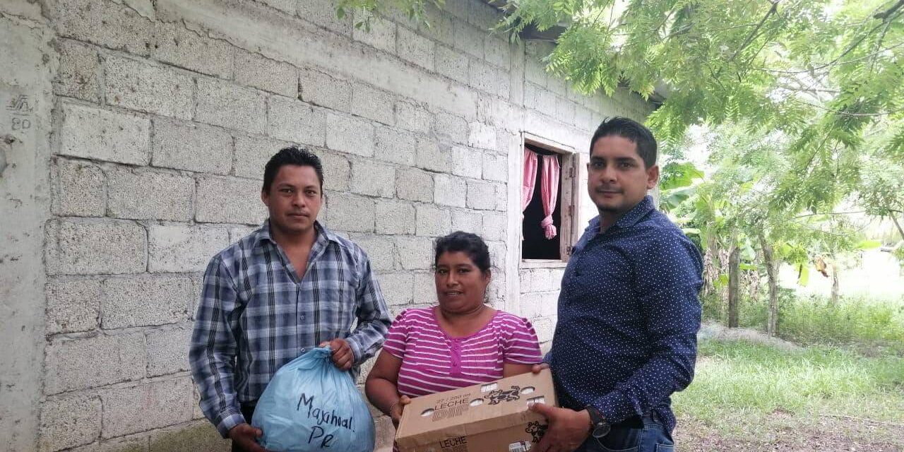 Tamiahua: Entrega de apoyos sociales en Majahual