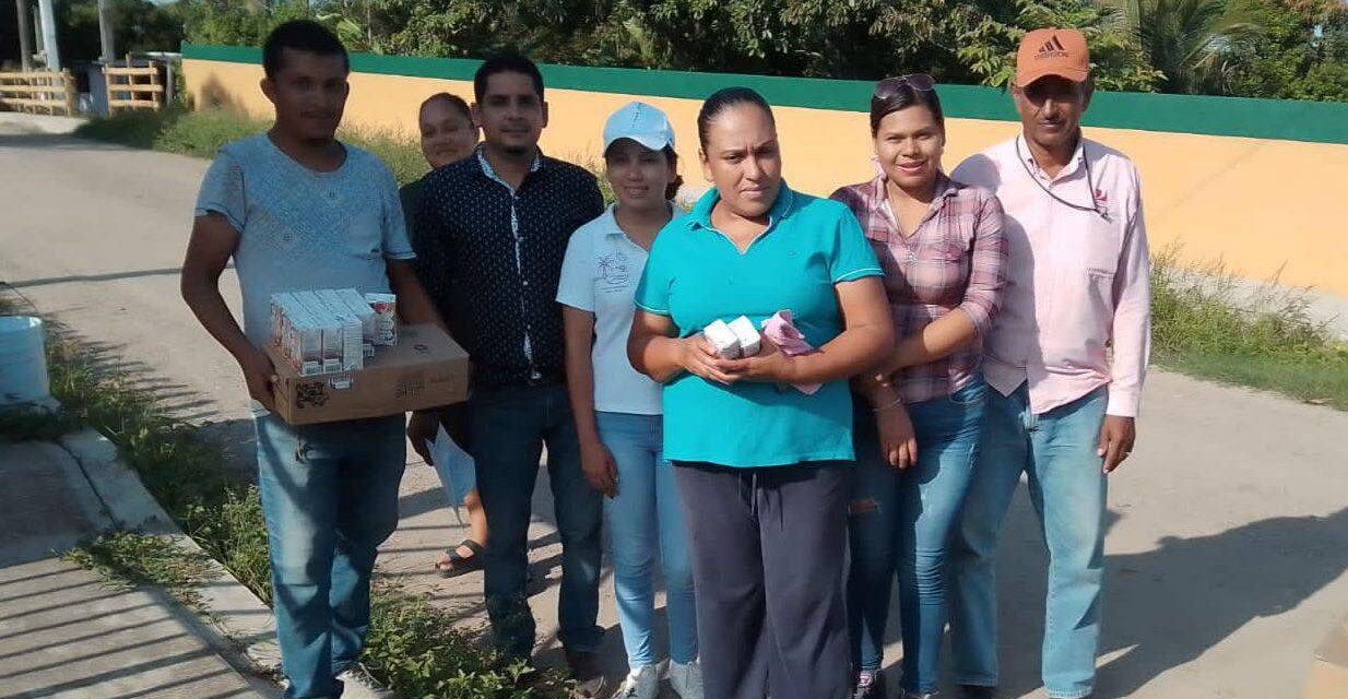 Tamiahua: Entrega de apoyos sociales en Tancochin