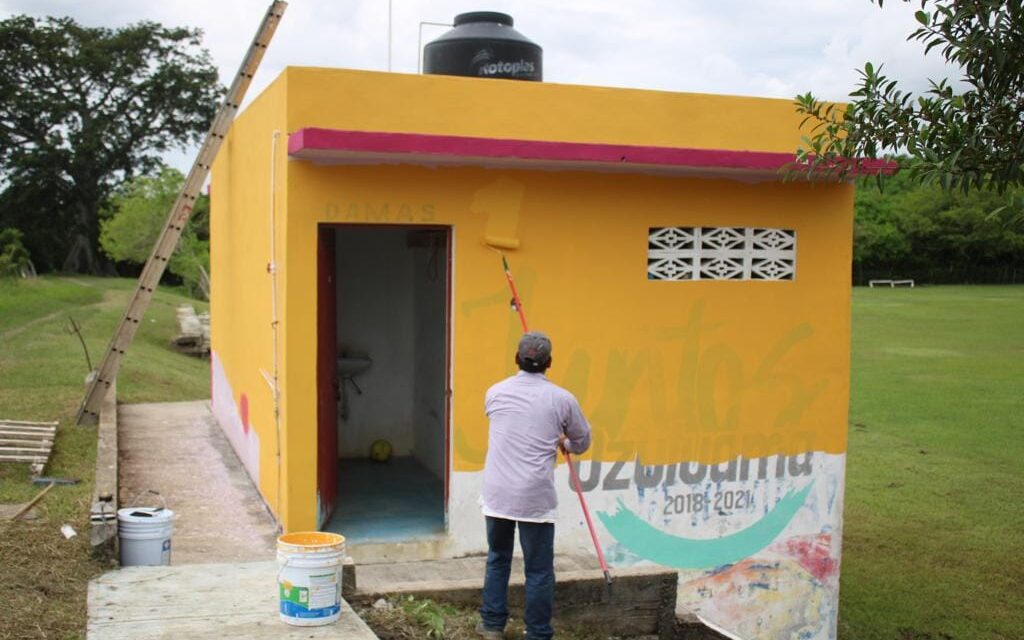 Ozuluama: Rehabilitación del campo deportivo 5 de mayo