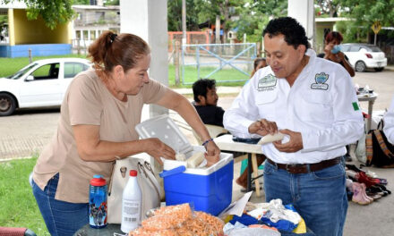Naranjos: Alcalde asiste a inauguración del mercadito en la col. El Cafetal