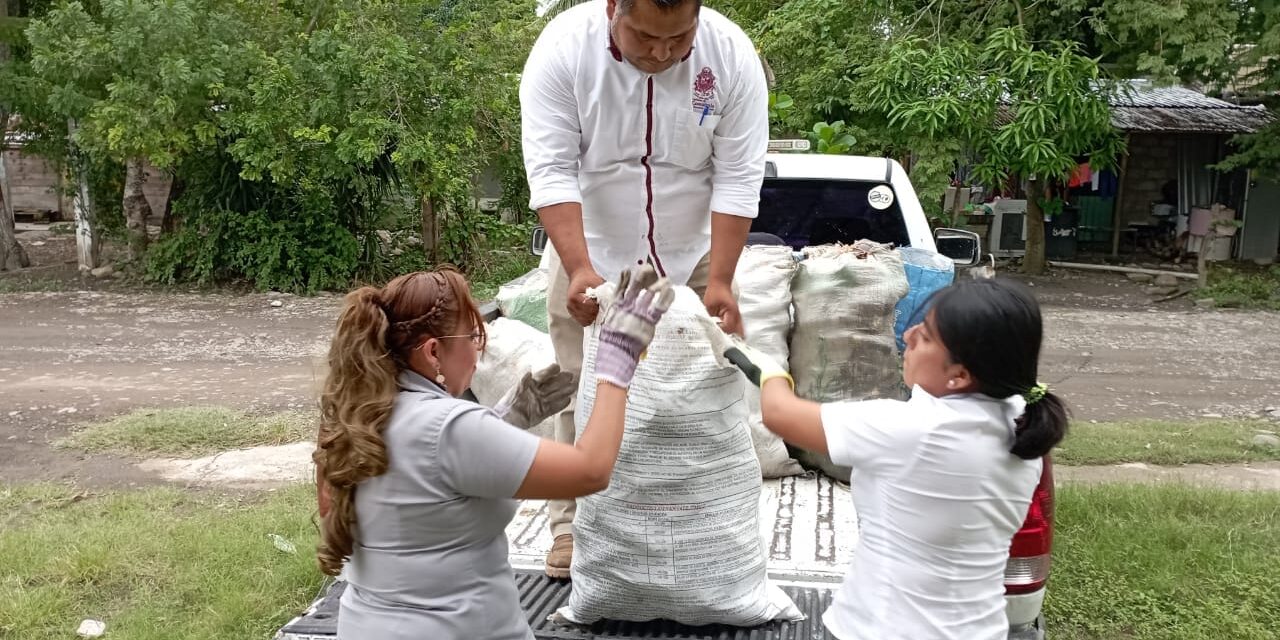 Coatzintla: Siguen recolectando en comunidades diversas áreas del municipio
