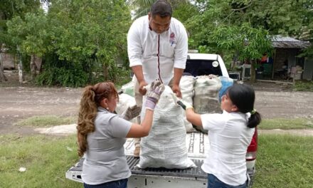 Coatzintla: Siguen recolectando en comunidades diversas áreas del municipio