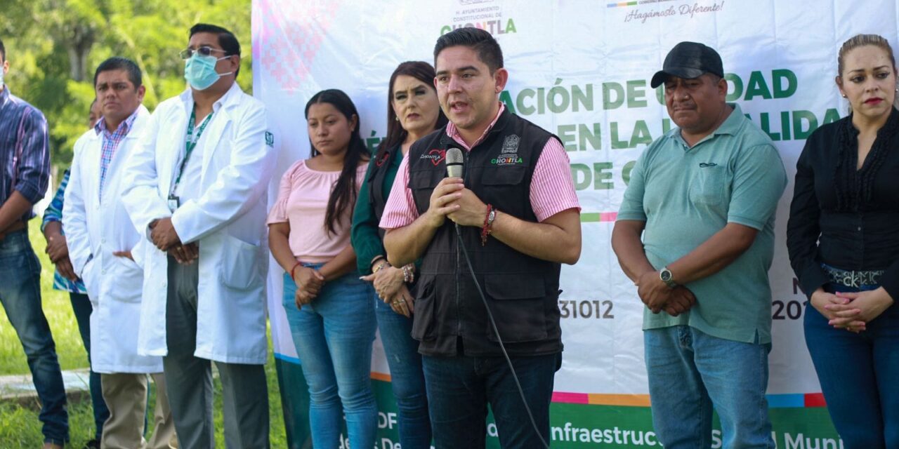 Chontla: Mata de otate será beneficiado con ampliación de la clínica rural