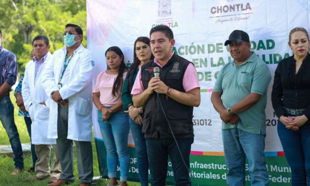 Chontla: Mata de otate será beneficiado con ampliación de la clínica rural