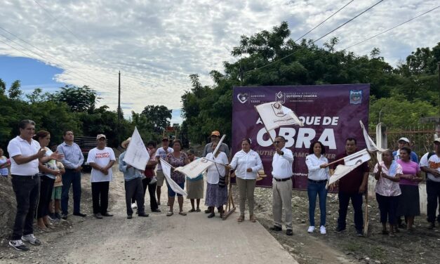 Gutiérrez Zamora: Más obras públicas 2022