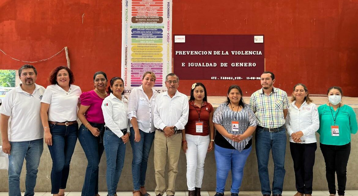 Gutiérrez Zamora: Prevención de la violencia e igualdad de género