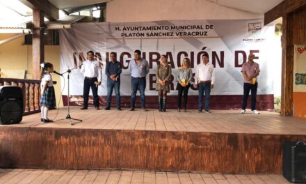 Platón Sánchez: Inauguración de Obra de Rehabilitación de aulas en el jardín de niños “Guillermina Meraz Azuara»
