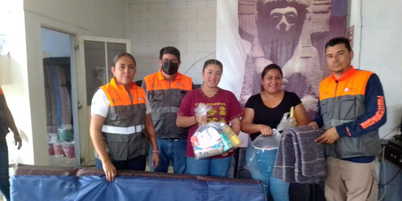 Álamo: Entregan apoyos a damnificados por inundaciones