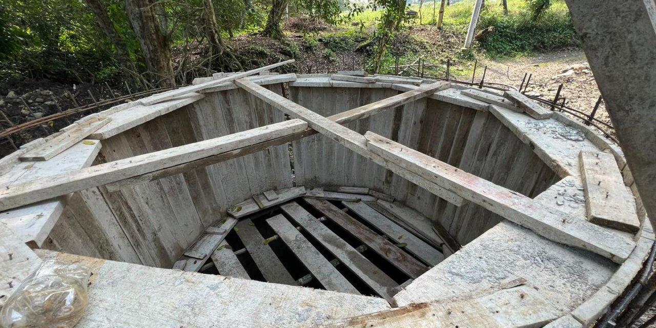 Tamiahua: Continúan los trabajos de construcción del Sistema de Agua Entubada en El Progreso
