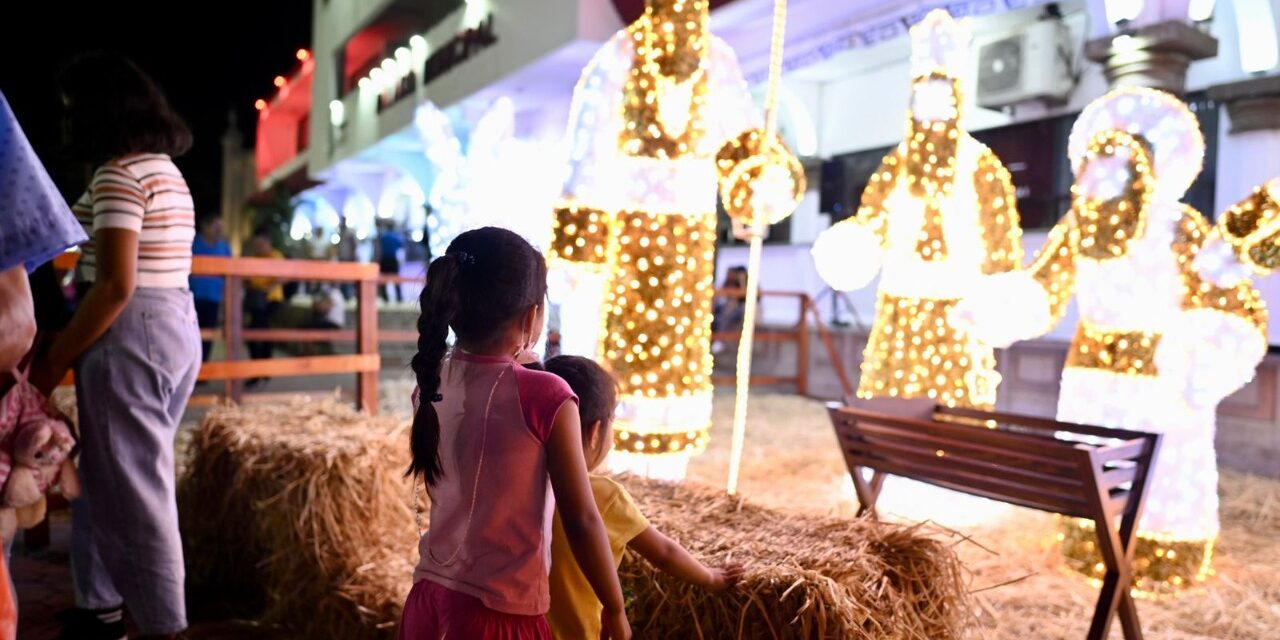 Se realizó el encendido del Árbol Navideño