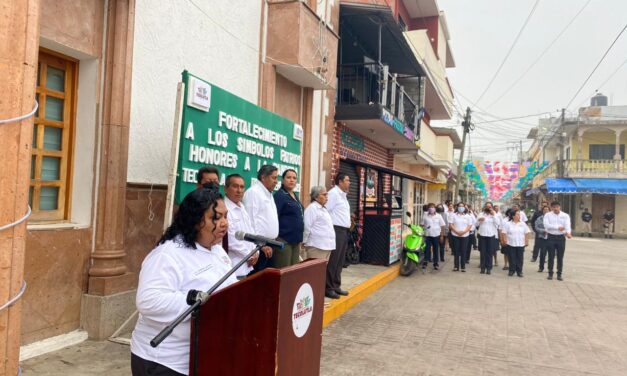 Tecolutla: primer acto cívico del 2023