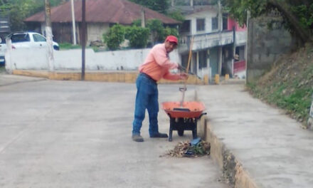 Ozuluama: Actividades de limpiezas en la cabecera municipal