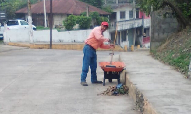 Ozuluama: Actividades de limpiezas en la cabecera municipal