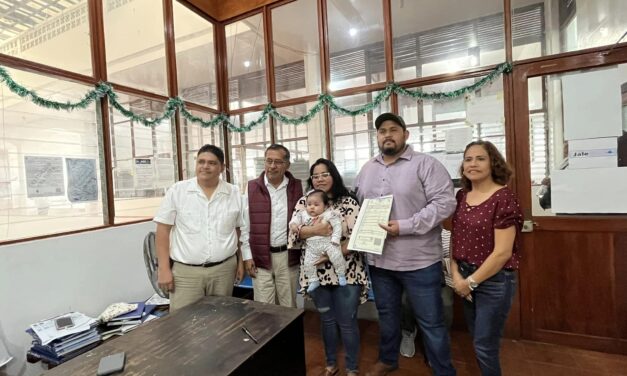 Primer niña registrada del año 2023 en Gutiérrez Zamora