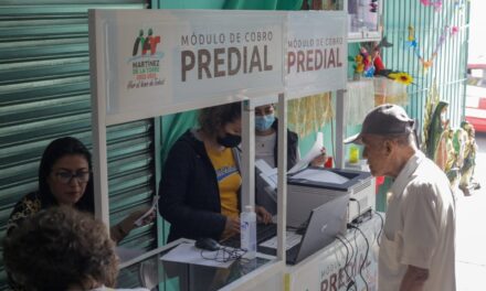 Con módulos, el Ayuntamiento de Martínez de la Torre facilita y agiliza pago del impuesto predial