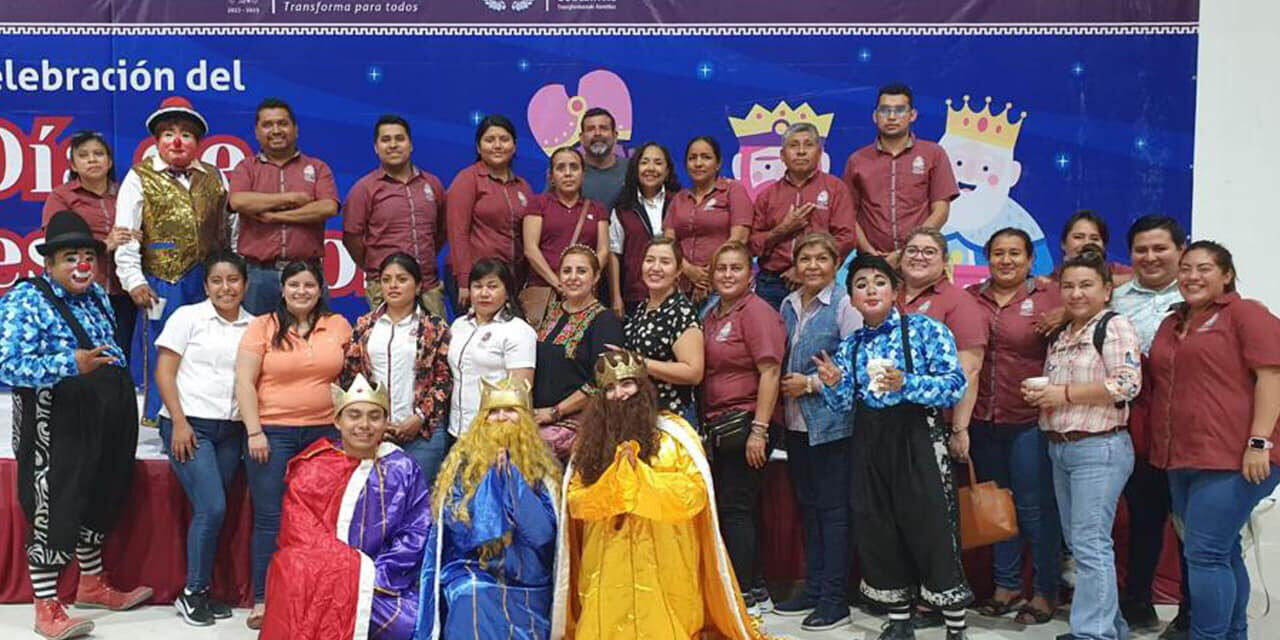 Coatzintla: Sencillo pero significativo evento para conmemorar día de Reyes