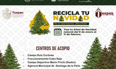 El 9 de enero inicia la campaña “Recicla tu Navidad 2023”