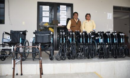 Citlaltépetl: Se adquirieron aparatos funcionales para personas vulnerables