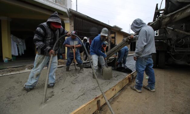 Pánuco: Pavimentación de la calle Moctezuma