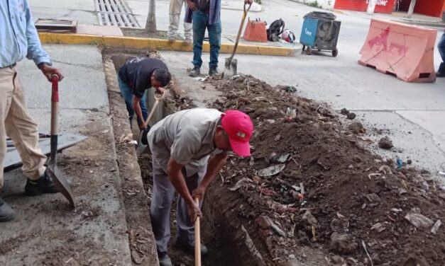 Cerro Azul: Reparación de parrillas y desazolve de alcantarilla pluvial