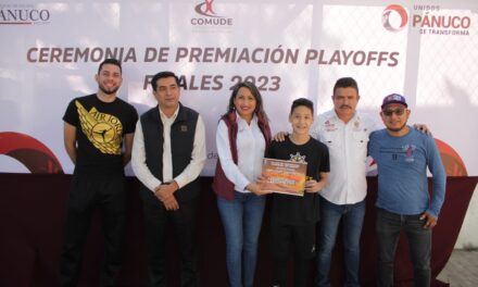 Pánuco: Ceremonia de Premiación Playoffs de la Liga Dominical de básquetbol
