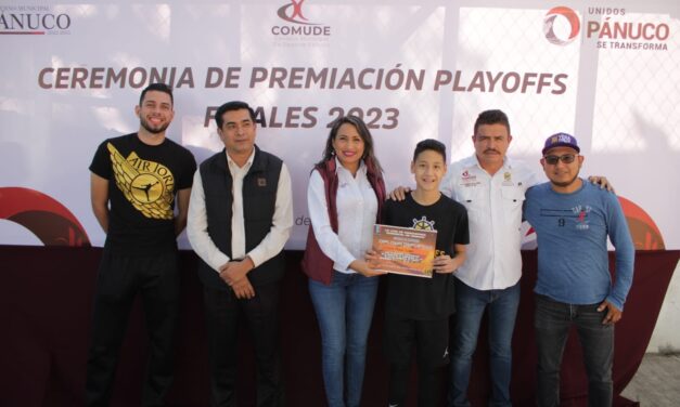 Pánuco: Ceremonia de Premiación Playoffs de la Liga Dominical de básquetbol
