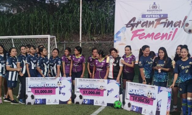 Continúa el fomento al deporte en el municipio de Zozocolco