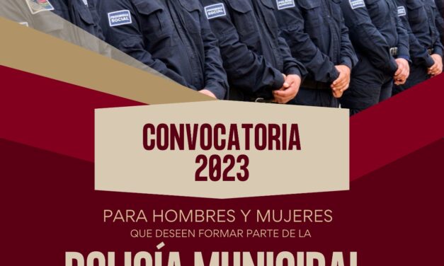 Tuxpan: Lanzan convocatoria para el proceso de reclutamiento, selección e ingreso, para formar parte de la Policía Municipal 