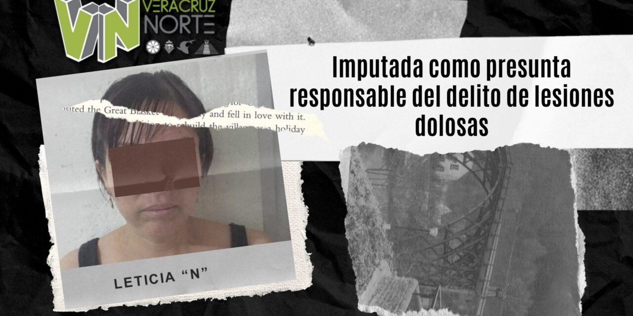 Martínez de la Torre: Imputada como presunta responsable del delito de lesiones dolosas