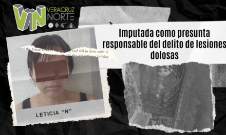 Martínez de la Torre: Imputada como presunta responsable del delito de lesiones dolosas