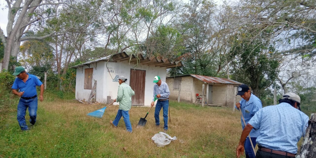 Ozuluama: Jornada de limpieza en Campanario
