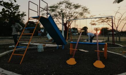 Ozuluama: Mantenimiento del parque de tierra y libertad